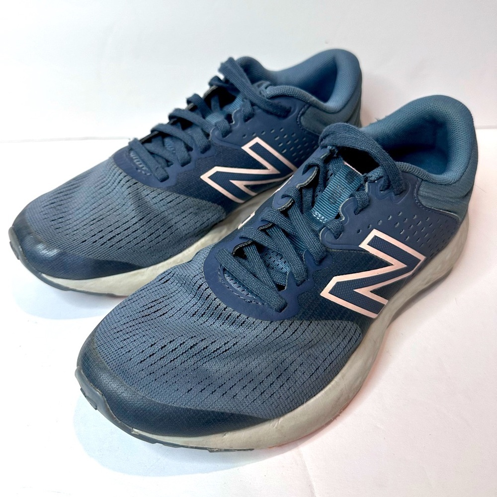 New Balance Pink and White Sneakers